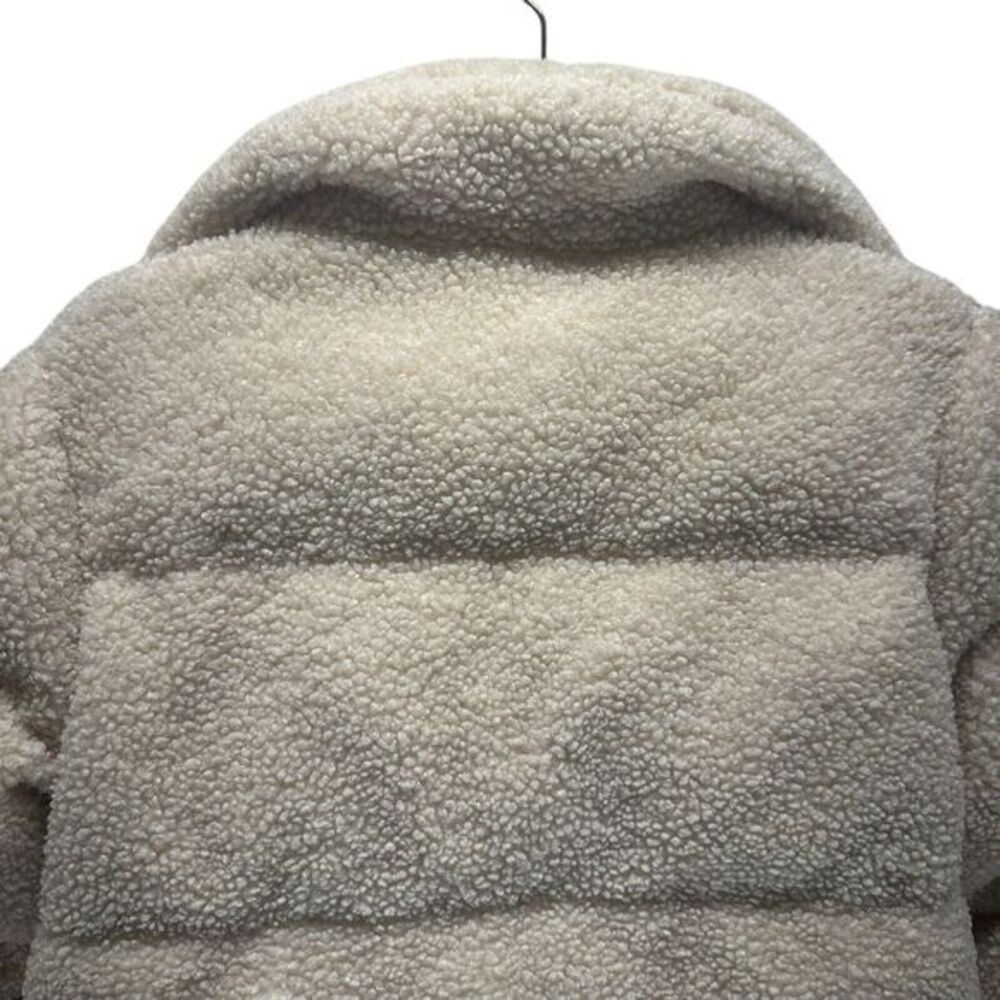 Varley Neutral Cream Sherpa Puffer Coat - Picture 12 of 16